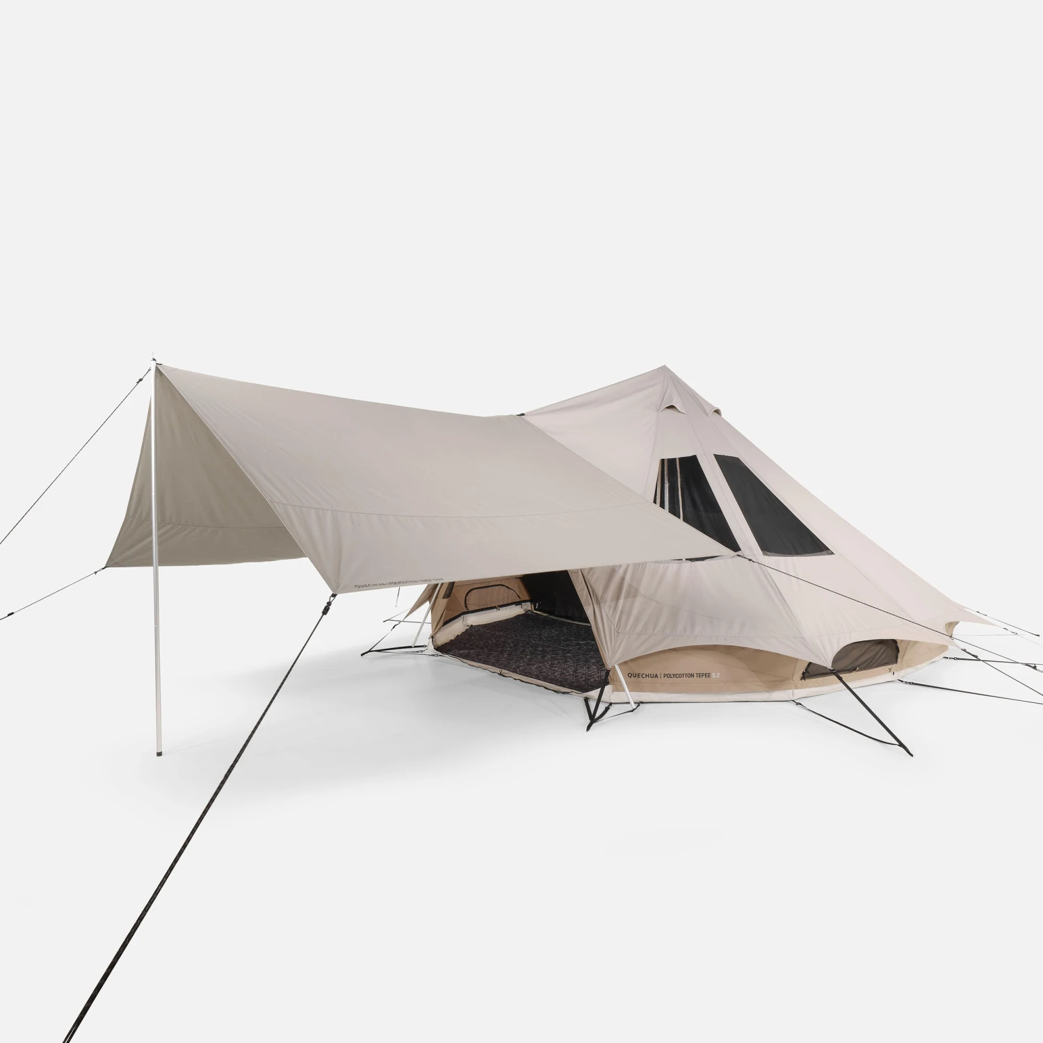 Quechua CAMPING TARP - TEPEE POLYCOTTON - 6 PERSON 2 Quechua CAMPING TARP - TEPEE POLYCOTTON - 6 PERSON