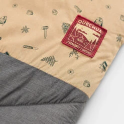 Quechua Camping Sleeping Bag Arpenaz 10° Cotton Double -Default Template 2 k5ac476416b0447a364e8158207d0e26a
