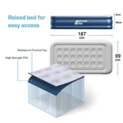 Single Comfort Air Bed – Grey/Navy -Default Template 2 k6f3d511f99ab7805eb563278c1b8f443