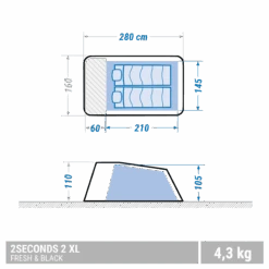 Quechua 2 Man Pop-Up Blackout Tent -Default Template 2 kcf2c9030ab0750086bd2abc7141f72e7