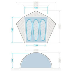 3 Man Dome Trekking Tent - MT900 -Default Template 2 kd820af0f861d344440f1cee721775940